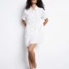 Sanctuary Clothing Heirloom Shirt Dress White
