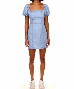 Sanctuary Clothing After Me Denim Dress Open Skies