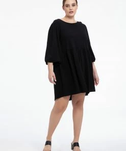 Sanctuary Clothing Sustainable Tomorrow Knit Dress Black Inclusive Collection