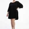 Sanctuary Clothing Sustainable Tomorrow Knit Dress Black Inclusive Collection