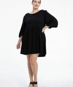 Sanctuary Clothing Sustainable Tomorrow Knit Dress Black Inclusive Collection