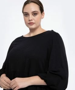 Sanctuary Clothing Sustainable Tomorrow Knit Dress Black Inclusive Collection