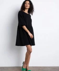 Sanctuary Clothing Tomorrow Knit Dress Black Sustainable