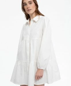 Sanctuary Clothing Picnic Shirt Dress White