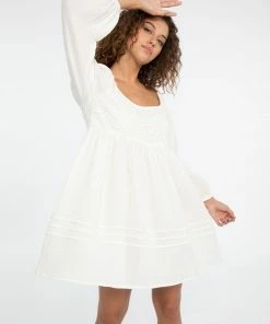 Sanctuary Clothing Summer Swing Dress White