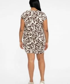 Sanctuary Clothing Carry On T-Shirt Dress Chocolate Stencil Inclusive Collection Summer 11 Sanctuary Clothing Carry On T-Shirt Dress Chocolate Stencil Inclusive Collection Summer