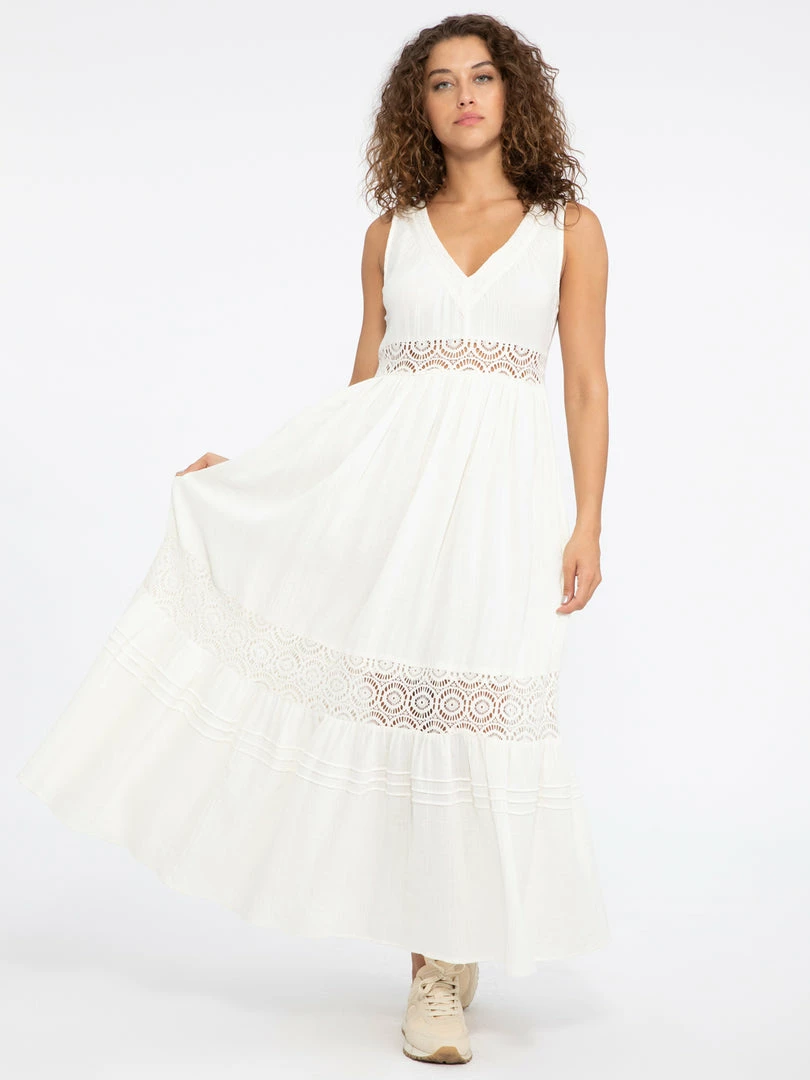 Sanctuary Clothing Lace Maxi Dress Muslin Summer 4 Sanctuary Clothing Lace Maxi Dress Muslin Summer