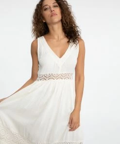 Sanctuary Clothing Lace Maxi Dress Muslin Summer