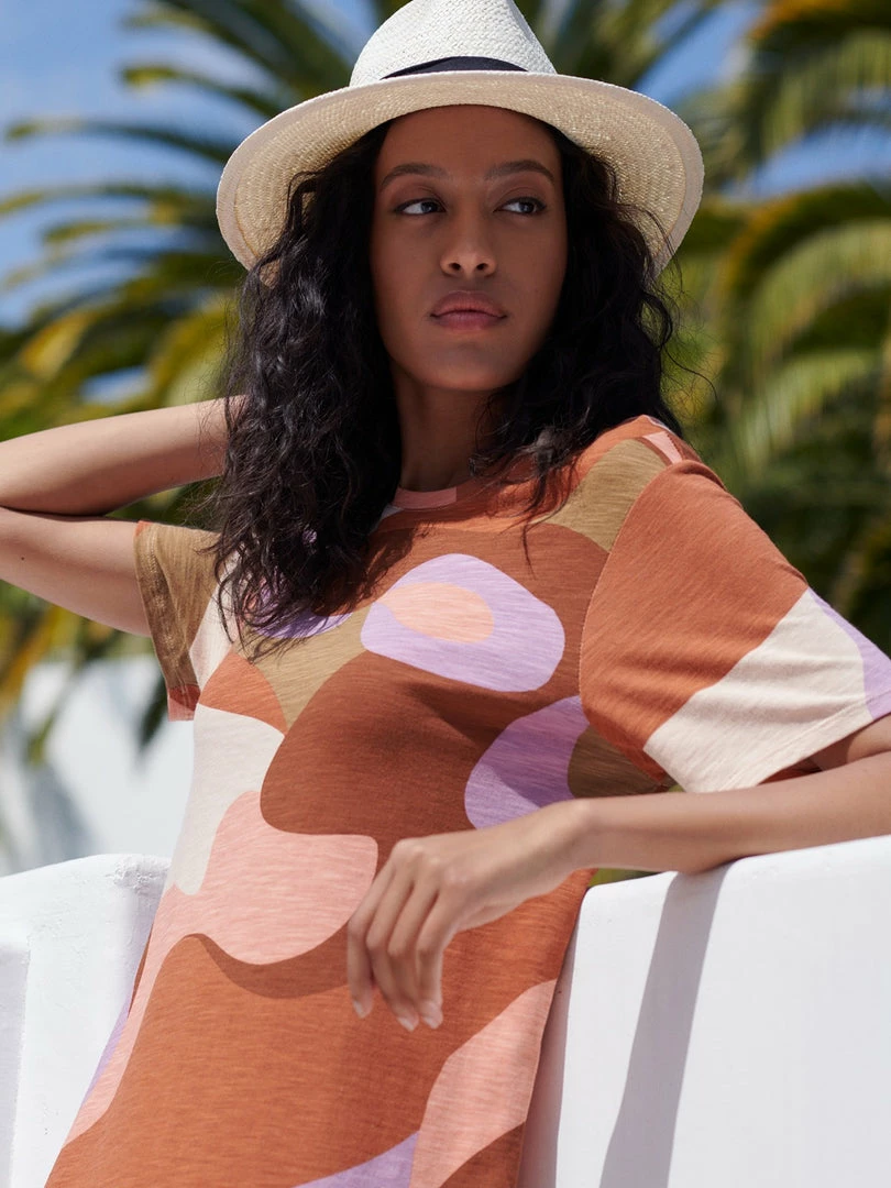 Sanctuary Clothing Reveal T-Shirt Dress Cityscape 1 Sanctuary Clothing Reveal T-Shirt Dress Cityscape