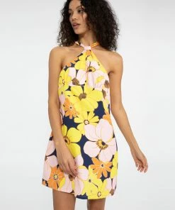 Sanctuary Clothing Tie Back Halter Dress Days Into Nights