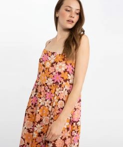 Sanctuary Clothing Day In The Park Midi Dress Outdoor Floral Summer