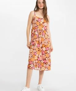 Sanctuary Clothing Day In The Park Midi Dress Outdoor Floral Summer