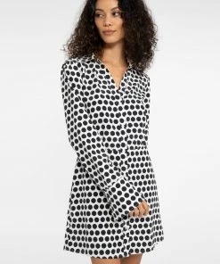 Sanctuary Clothing Modern Shirt Dress Optical Dot 11 Sanctuary Clothing Modern Shirt Dress Optical Dot