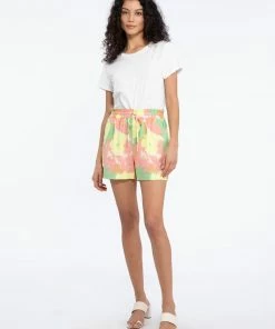 Sanctuary Clothing On Repeat Shorts Flower Burst Floral Collage