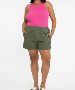Sanctuary Clothing Trail Blazer Short Trail Green Inclusive Collection Summer