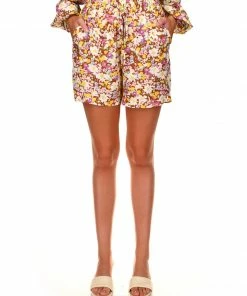 Sanctuary Clothing Floral Collage The Boxer Short Sunny Field