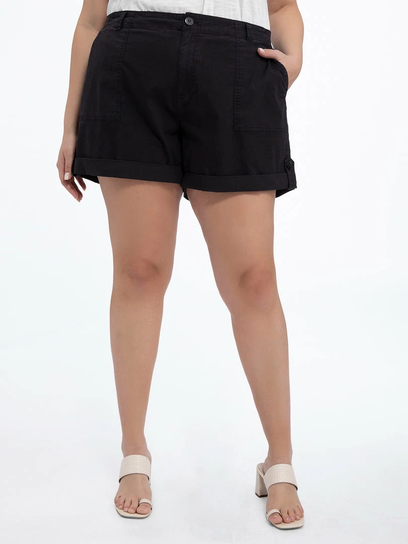 Sanctuary Clothing Core Essentials Switchback Cuffed Short Worn Black Inclusive Collection 2 Sanctuary Clothing Core Essentials Switchback Cuffed Short Worn Black Inclusive Collection