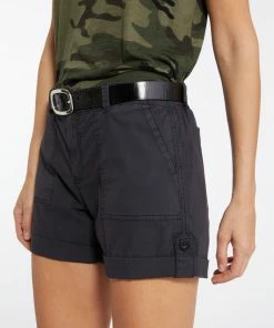 Sanctuary Clothing Best Sellers Switchback Cuffed Short Worn Black