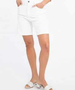 Sanctuary Clothing Boy Cut Bermuda White Summer