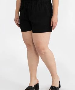 Sanctuary Clothing Soft Paper Bag Short Black Inclusive Collection Summer