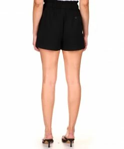 Sanctuary Clothing Soft Paper Bag Short Black 5 Sanctuary Clothing Soft Paper Bag Short Black