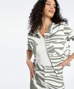 Sanctuary Clothing Sets Jean Jeani Jacket Artist Stripe