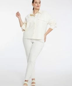 Sanctuary Clothing Tori Shacket Off White Inclusive Collection The Curve Shop