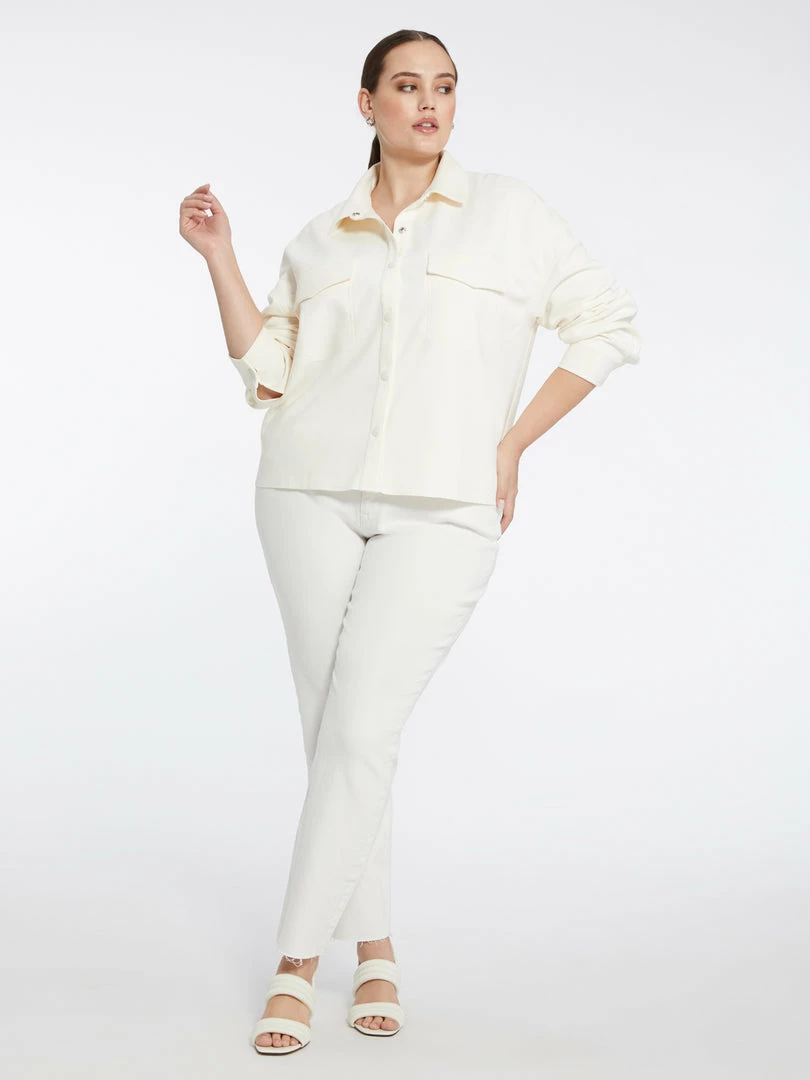Sanctuary Clothing Tori Shacket Off White Inclusive Collection The Curve Shop 2 Sanctuary Clothing Tori Shacket Off White Inclusive Collection The Curve Shop