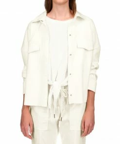 Sanctuary Clothing Tori Shacket Off White