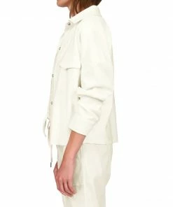 Sanctuary Clothing Tori Shacket Off White