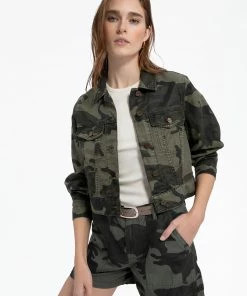 Sanctuary Clothing Camo & Surplus Daybreak Jacket Hiker Camo