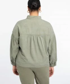 Sanctuary Clothing Summer Keystone Shirt Jacket Trail Green Inclusive Collection