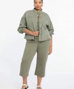 Sanctuary Clothing Summer Keystone Shirt Jacket Trail Green Inclusive Collection