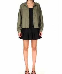 Sanctuary Clothing Keystone Shirt Jacket Trail Green Summer 7 Sanctuary Clothing Keystone Shirt Jacket Trail Green Summer