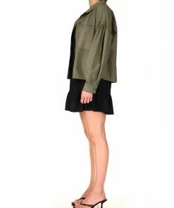 Sanctuary Clothing Keystone Shirt Jacket Trail Green Summer 8 Sanctuary Clothing Keystone Shirt Jacket Trail Green Summer