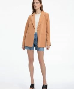 Sanctuary Clothing Bryce Woven Blazer Lion