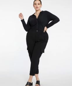Sanctuary Clothing Core Essentials The Harmony Pant Black Inclusive Collection