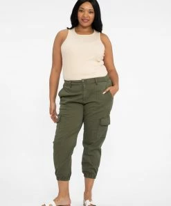 Sanctuary Clothing Rebel Pant Hiker Green Inclusive Collection