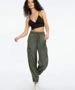 Sanctuary Clothing Downtown Jogger Trail Green