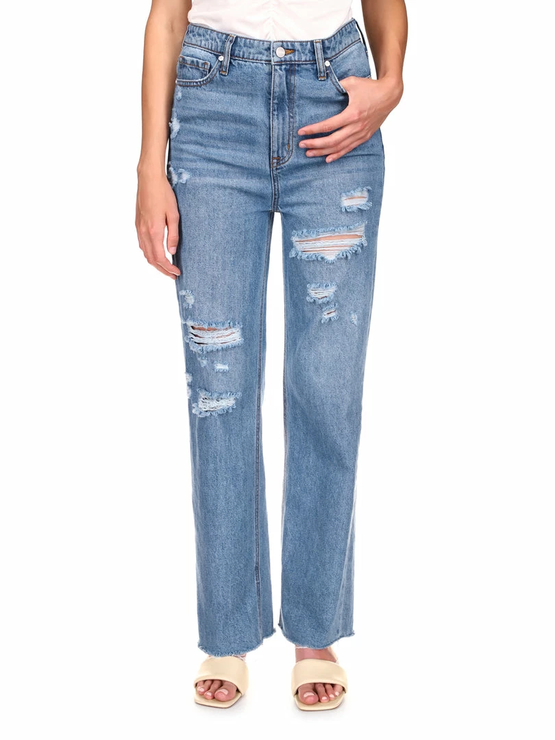 Sanctuary Clothing Flashback Wide Leg Jean Undone 4 Sanctuary Clothing Flashback Wide Leg Jean Undone