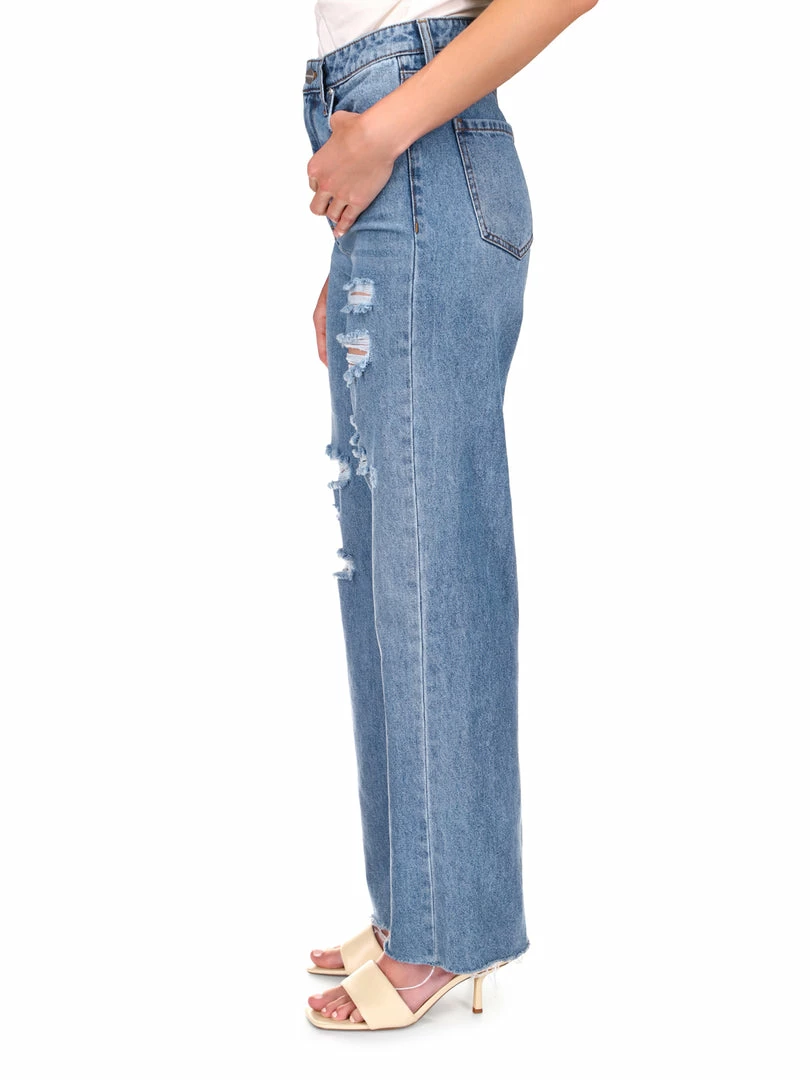 Sanctuary Clothing Flashback Wide Leg Jean Undone 5 Sanctuary Clothing Flashback Wide Leg Jean Undone