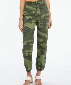 Sanctuary Clothing Camo & Surplus Ventura High Rise Pant Moss Camo