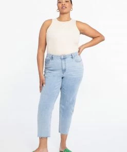 Sanctuary Clothing Highrise Good Vibes Crop Cruze Wash Inclusive Collection