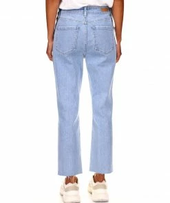 Sanctuary Clothing Highrise Good Vibes Crop Cruze Wash