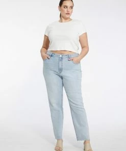 Sanctuary Clothing 90's Straight Leg Jean Cascade Inclusive Collection The Curve Shop