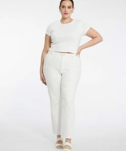 Sanctuary Clothing 90's Straight Leg Jean Vintage White Inclusive Collection