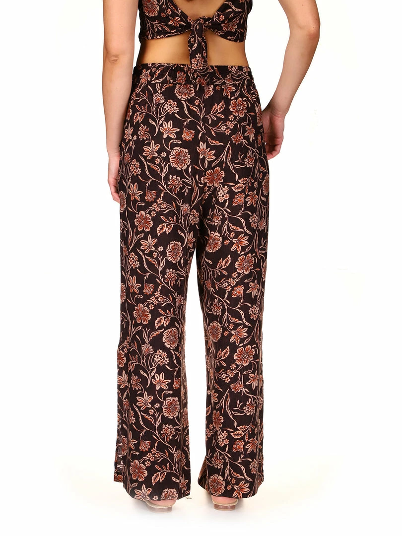 Sanctuary Clothing Side Slit Leg Pant Dusk Floral 4 Sanctuary Clothing Side Slit Leg Pant Dusk Floral