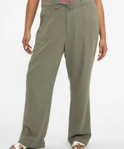 Sanctuary Clothing Sunset Pant Trail Green Inclusive Collection Summer