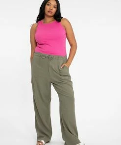 Sanctuary Clothing Sunset Pant Trail Green Inclusive Collection Summer