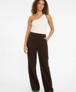 Sanctuary Clothing Summer Easy Going Pant Chocolate Chip